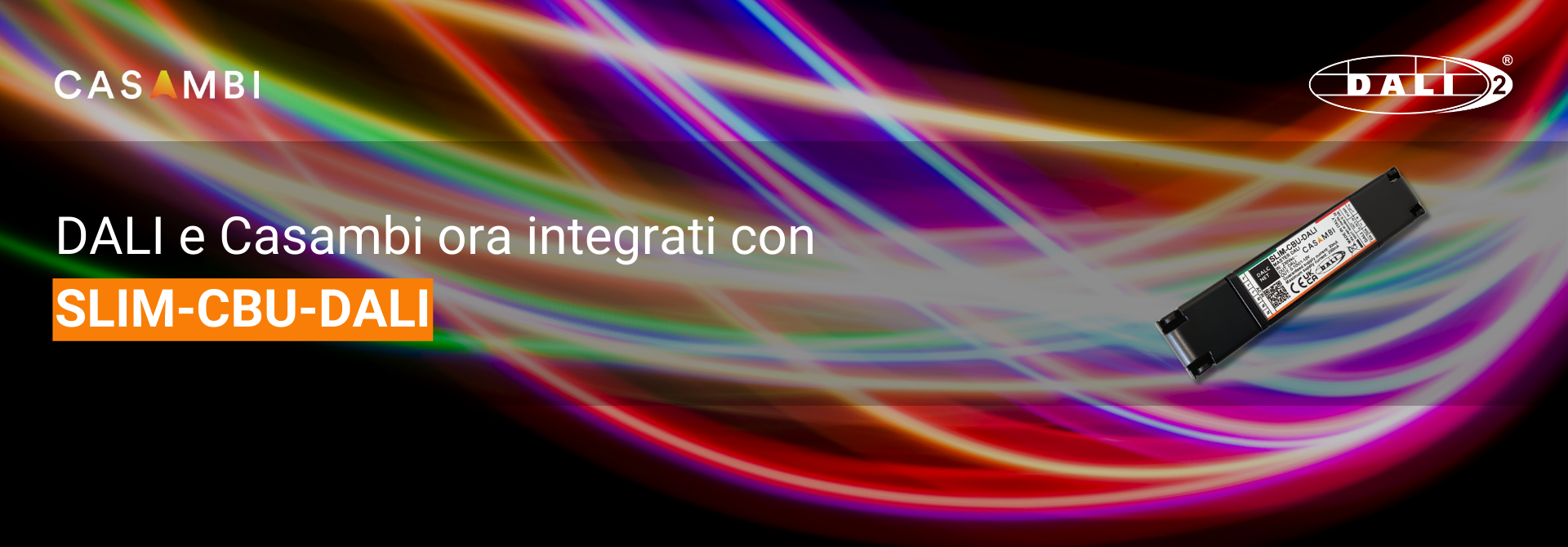 Dalcnet - SLIM-CBU-DALI - Integrazione DALI Casambi